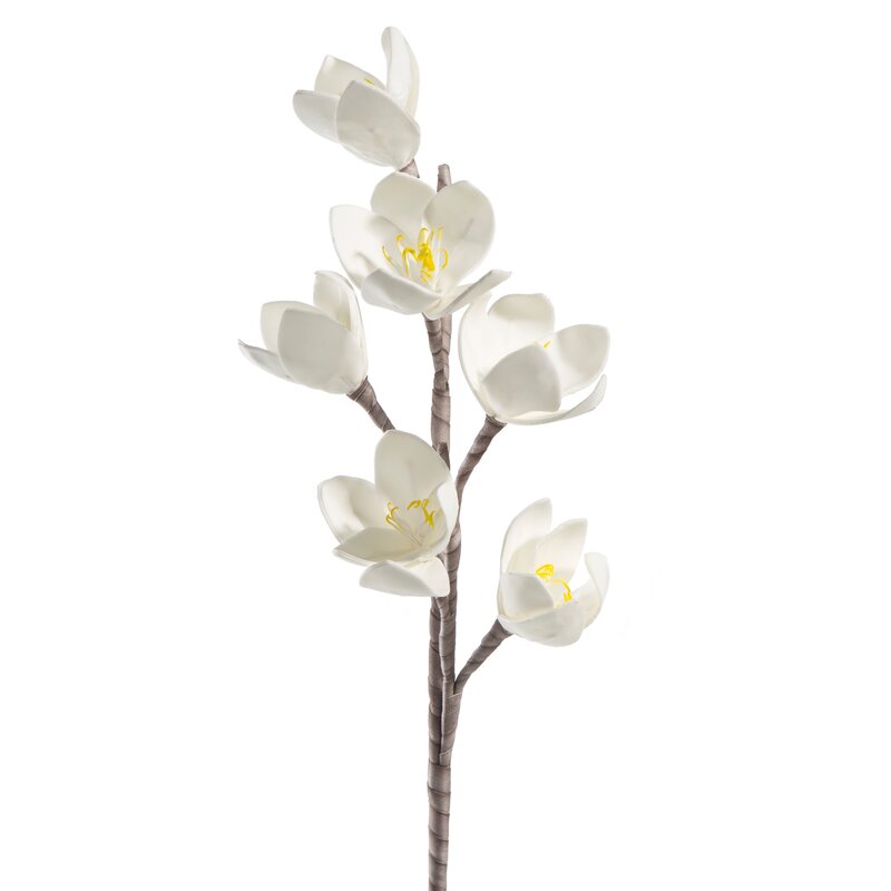 Kwiat sztuczny Flore 519 kremowy 70 cm – wniesie świeżość i spokój