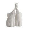 Figurka ceramiczna Riso kremowa 5 x 14 x 21 cm – symbol miłości