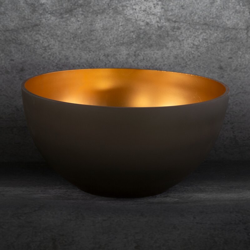 Misa szklana LC/ALISMA4 brązowa 25x15 cm – idealna na drobiazgi