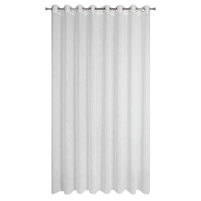Firana gotowa Carla biała 300 x 250 cm – rozjaśnia wnętrze