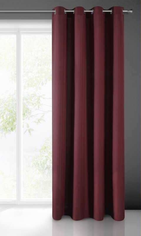 ZASŁONA GOTOWA RITA 140 X 250 CM BORDOWY