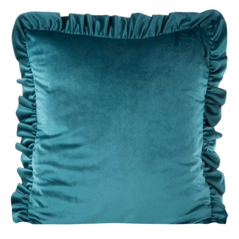 POSZEWKA VELVET 25 45 X 45 CM CIEMNOTURKUSOWY