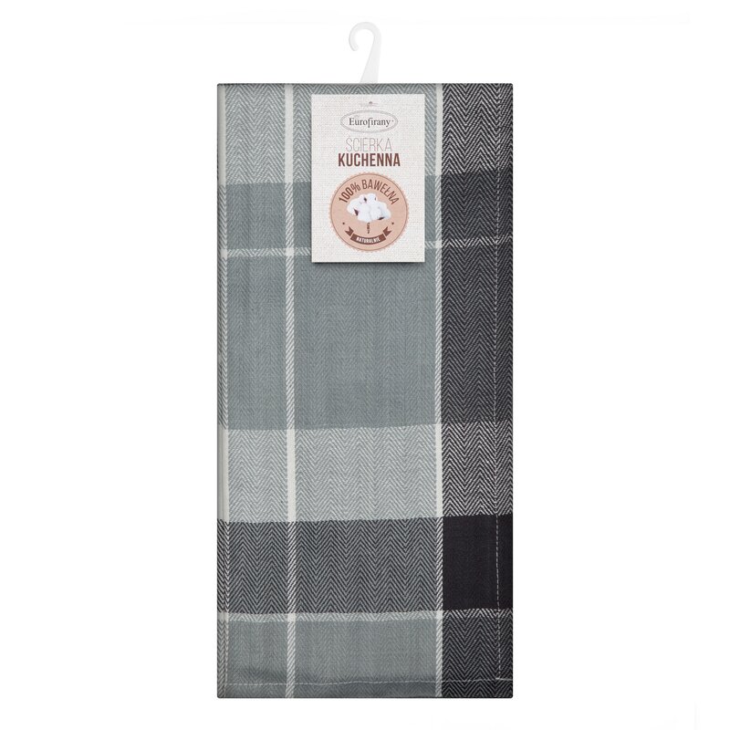 Ręcznik kuchenny Mona czarny 50 x 70 cm – idealne do kuchni