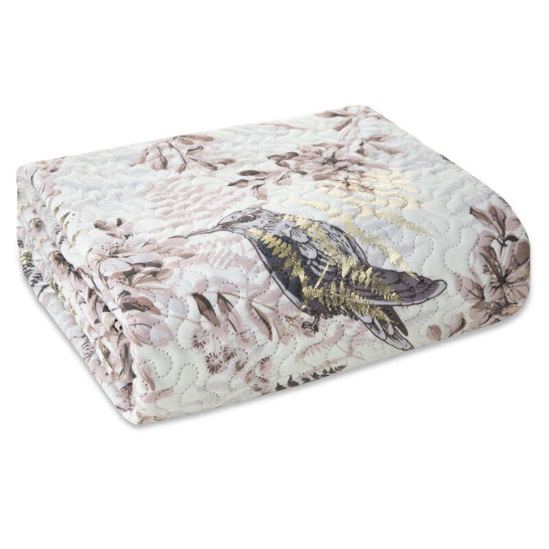 Narzuta Velvet biała 200 x 220 cm – dodaje przytulności