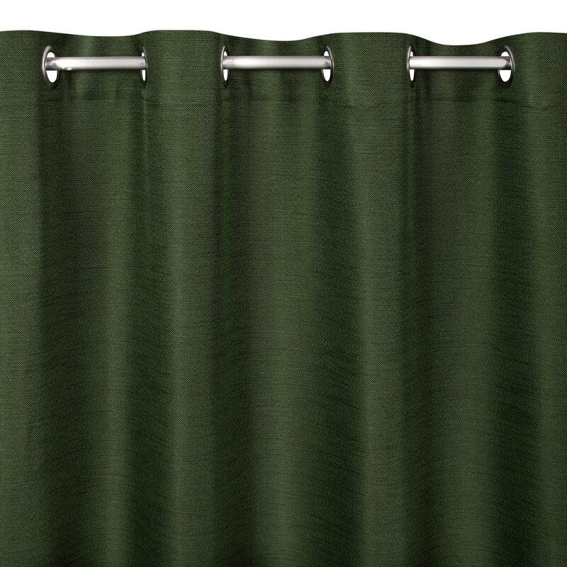 Zasłona gotowa Style ciemnozielona 140 x 250 cm – zaciemnia pomieszczenie