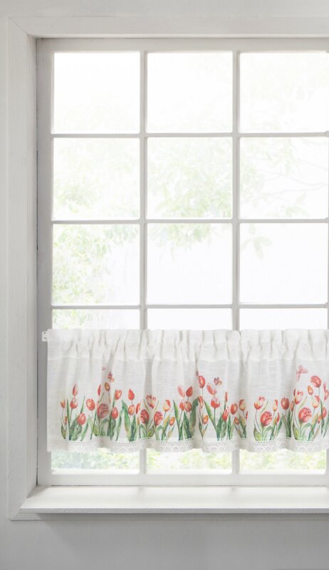 Firana gotowa Stella biała 150 x 30 cm – rozprasza światło