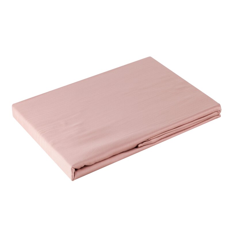 Prześcieradło Nova pudrowy róż 180 x 210 cm – przyjemne w dotyku