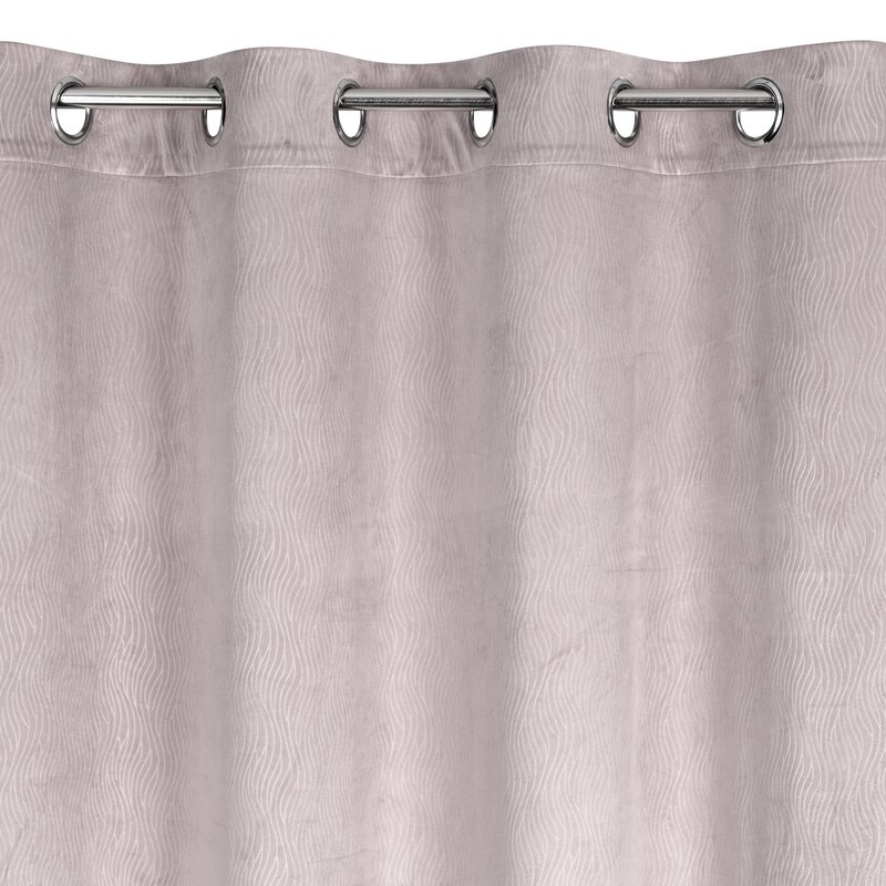 Zasłona welwetowa gotowa Lili pudrowy róż 140 X 250 cm – miękka i przytulna