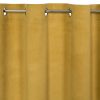 Zasłona gotowa Milo złota 140 X 250 cm – aksamitna, przytulna