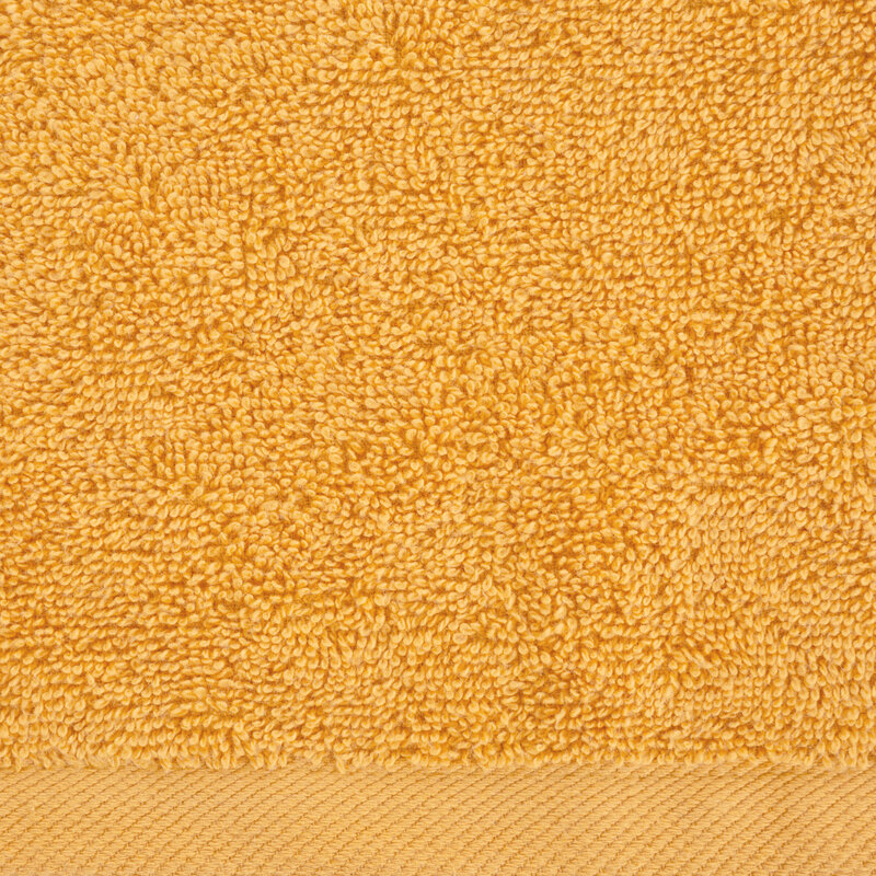 Ręcznik gładki musztardowy 16 x 21 cm – miękki i chłonny