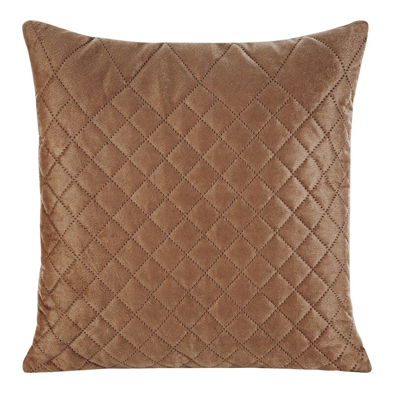 Poszewka welurowa Design91 ceglasta 40 x 40 cm – wprowadzi ciepło