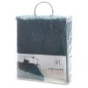 Narzuta microfibra ciemnoturkusowa 170 x 210 cm – doda szyku sypialni