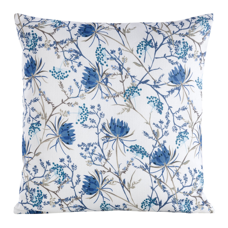 POSZEWKA FLORE 6 45 X 45 CM CIEMNONIEBIESKI