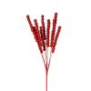 Gałązka świąteczna dekoracyjna srebrna 45 cm – elegancka ozdoba