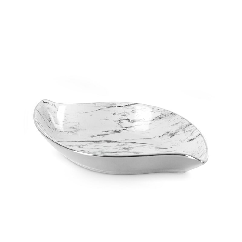 Patera ceramiczna Sana biała 31 x 17 x 5 cm – idealna na przekąski