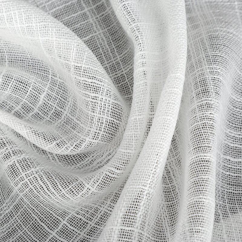 Zasłona gotowa Liren biała 140 x 250 cm – rozprasza światło