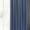 Zasłona gotowa Cube granatowa 140 x 250 cm – zaciemniająca i stylowa