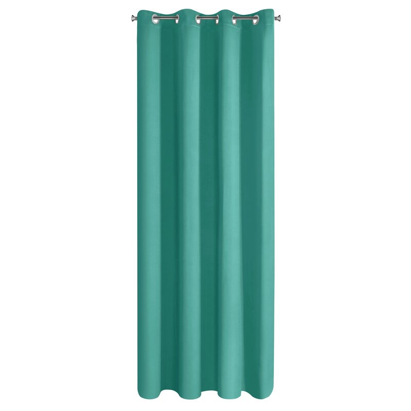 Zasłona gotowa Logan turkusowa 135 x 250 cm – zaciemnia wnętrze