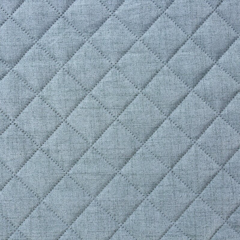 Narzuta lniana niebieska 220 x 240 cm – wprowadza spokój