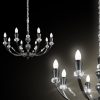Lampa wisząca Melba srebrna fi 71 X 120 cm – efektowne oświetlenie