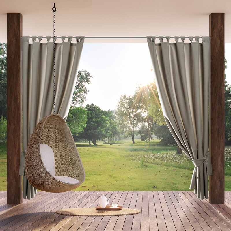 ZASŁONA GOTOWA GARDEN NA SZELKACH 155 X 200 CM BEŻOWY