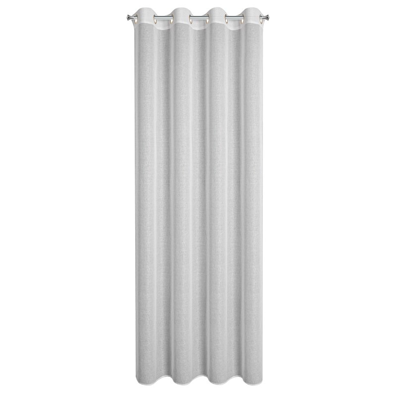 Firana gotowa Lena biała 140 X 250 CM – rozjaśnia wnętrze