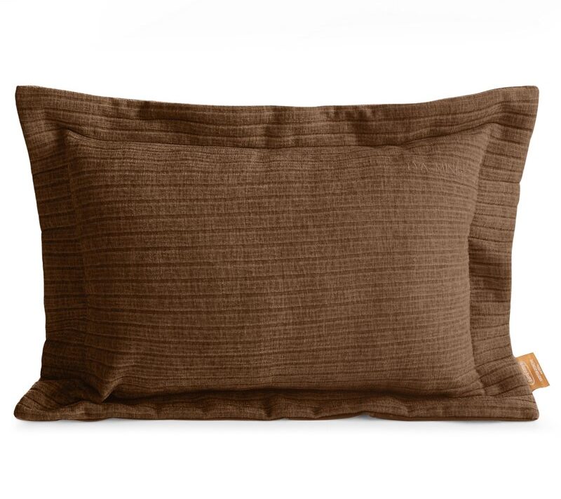 Poszewka velvet 30 x 50 cm jasnobrązowa – dodaje przytulności
