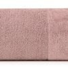 Ręcznik welurowy Lucy pudrowy 70 x 140 cm – miękki i chłonny