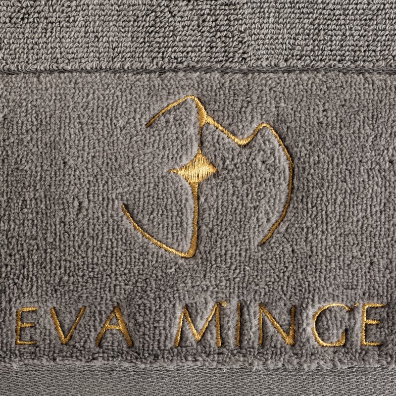 Ręcznik Gaja Eva Minge srebrny 30 X 50 cm – do rąk i gościnny