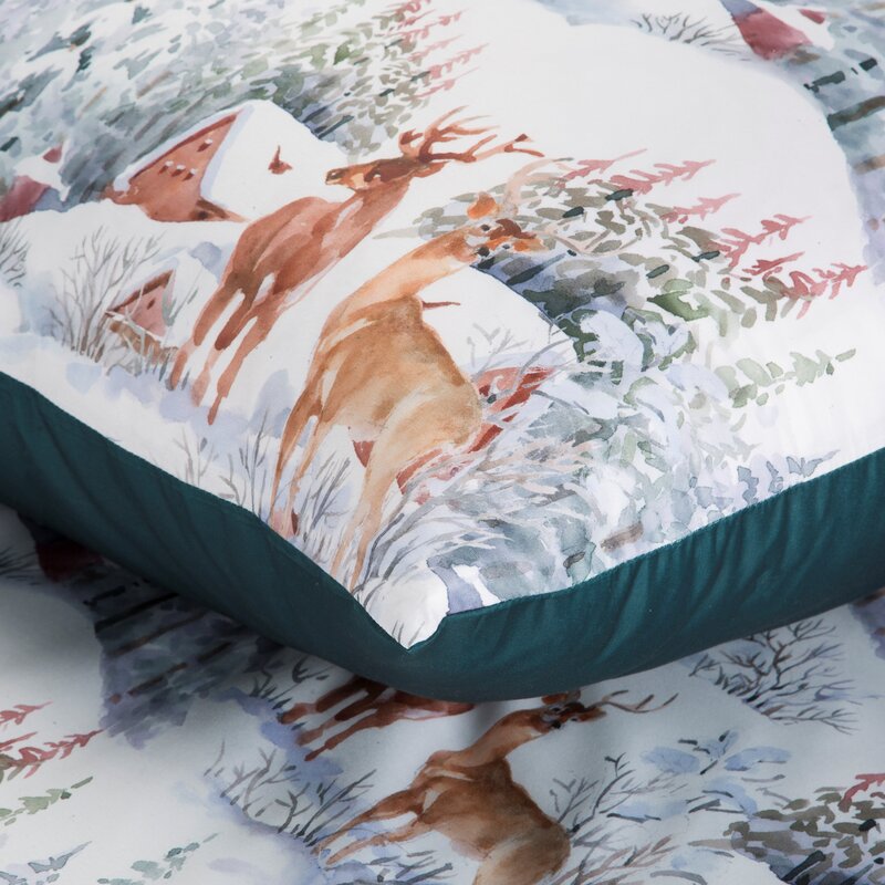Komplet pościeli Fairyland biały 160 x 200 cm – idealny na święta