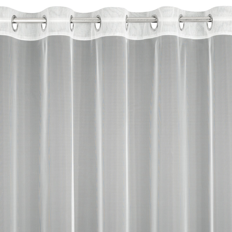 Firana gotowa Natali biała 350 x 250 cm – rozprasza światło