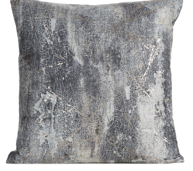 Poszewka Ester srebrna 45 x 45 cm – wprowadza blask