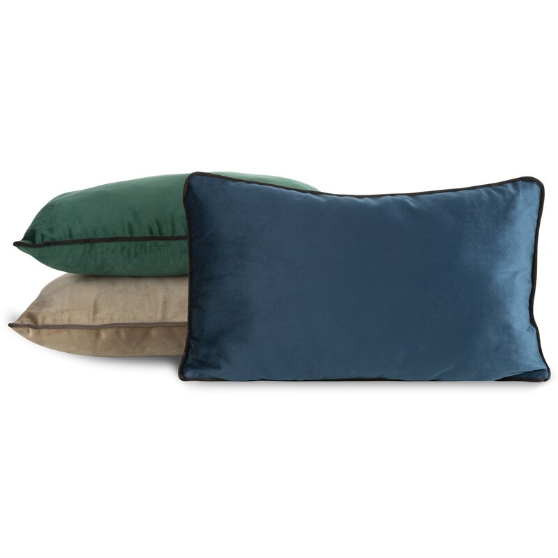 Poszewka velvet granatowa 30 x 50 cm – dodatek na sofę