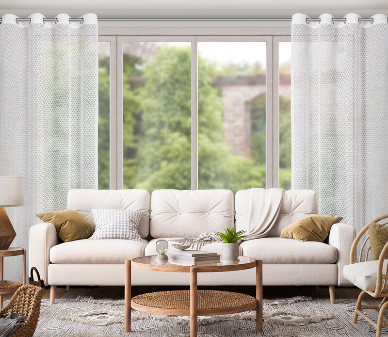 Firana gotowa Cindy biała 140 x 250 cm – dodaje lekkości