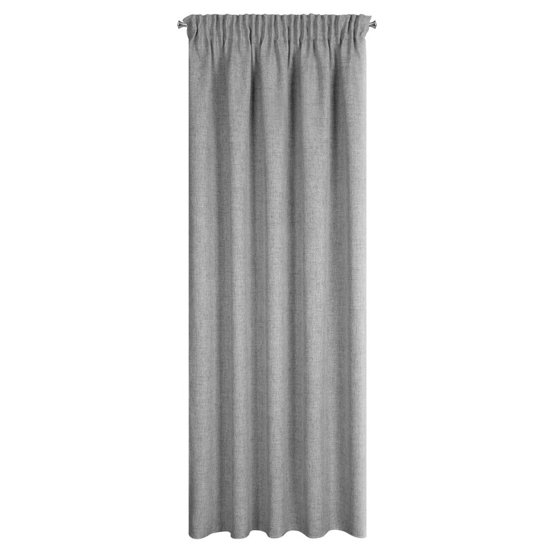 Zasłona gotowa Jula2 srebrna 140 x 270 cm – zapewnia prywatność