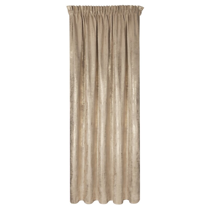 Zasłona gotowa Renia beżowa 140 x 270 cm – rozświetla wnętrze