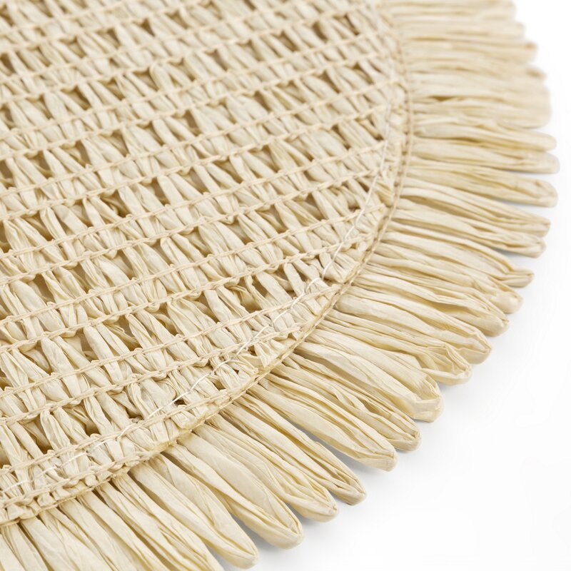 Podkładka Joan kremowa o 38 cm – chroni blat stołu