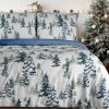 Pościel świąteczna Natal biała 160 x 200 cm – 100% bawełna
