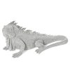 Figurka ceramiczna ELDO srebrna 31 X 15 X 12 CM – egzotyczny akcent