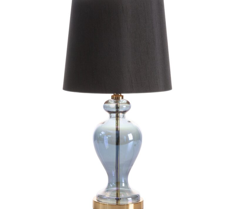 Lampa stojąca Emilio czarna O 27 x 61 cm – stworzy nastrój