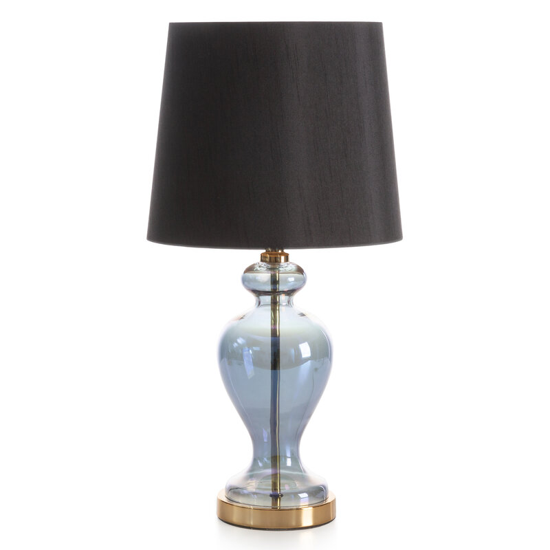 Lampa stojąca Emilio czarna O 27 x 61 cm – stworzy nastrój