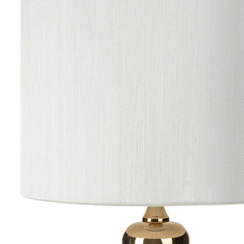 Lampa stojąca Daisy biała O 31 x 65 cm – tworzy przytulny nastrój