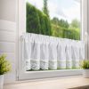 Firana gotowa zazdrostka Lari biała 150 X 30 cm – rozprasza światło