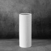 Wazon ceramiczny Riso biały fi 11 x 30 cm – na susze i kwiaty