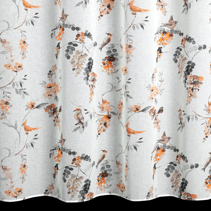 Zasłona gotowa RIKI biała 140 x 250 cm – rozjaśnia wnętrze
