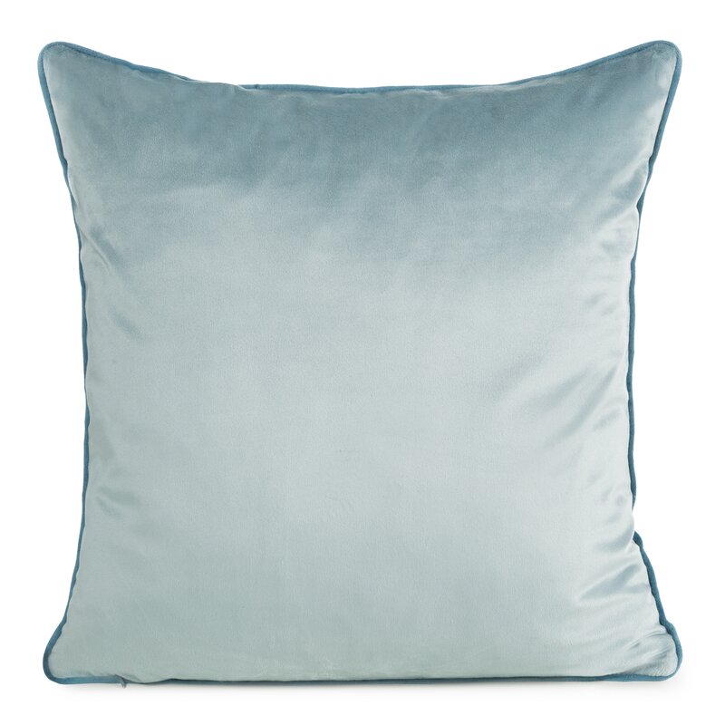 Poszewka Gaja 2 morska 60 x 60 cm – aksamitna w dotyku