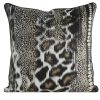 Poszewka dekoracyjna MING14A czarna 60 x 60 cm – welwetowa i stylowa