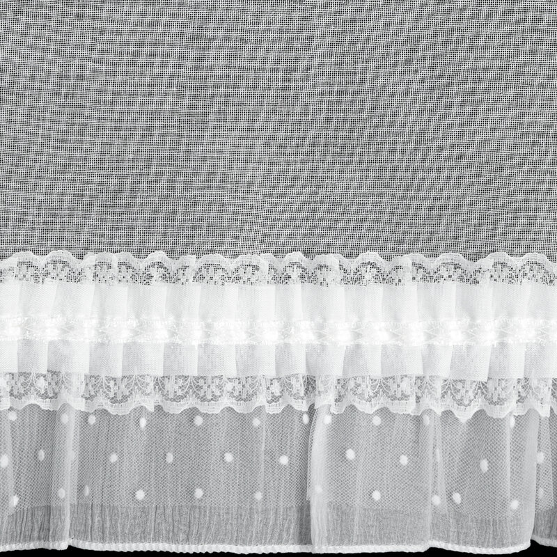 Firana gotowa Mary biała 150 x 30 cm – rozprasza światło
