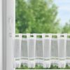 Firana gotowa Katrin biała 150 x 40 cm – rozjaśnia wnętrze
