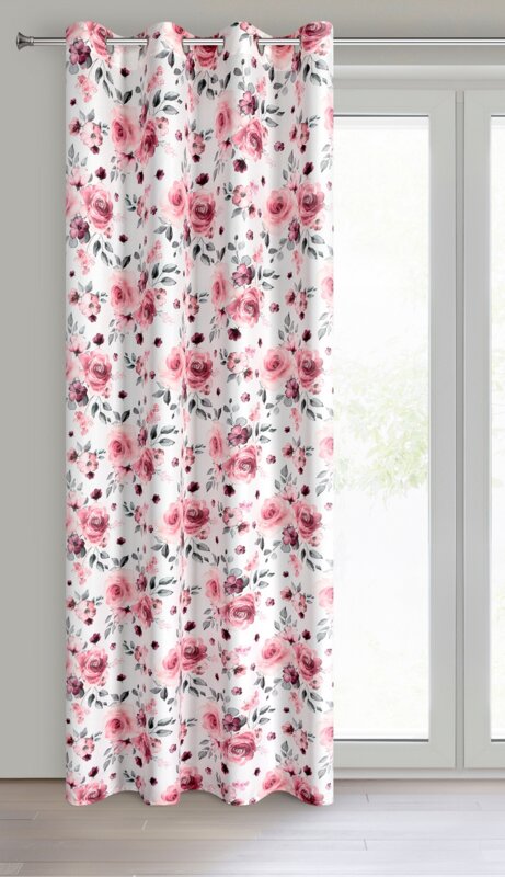 Zasłona gotowa Cecily biała 140 x 250 cm – wprowadza lekkość